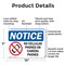 Signmission No Cellular Phones Or Camera Phones, 10 in W x Rectangle, Plastic OS-2PACK-NS-P-710-L-14433 - alternate 7